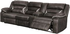 Signature Design by Ashley® Kincord 2-Piece Midnight Power Reclining Sectional