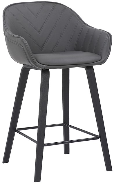 Armen Living Crimson Black Gray Bar Stool Lacks Furniture