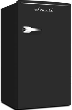 Avanti® Retro Series 3.1 Cu. Ft. Black Compact Refrigerator