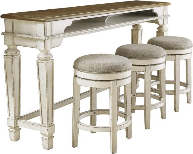 Signature Design by Ashley® Realyn Two-Toned Counter Height Dining Table 2