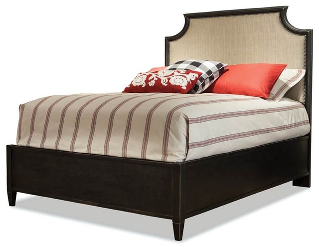 Durham Furniture Springville Bark Queen Upholstered Bed