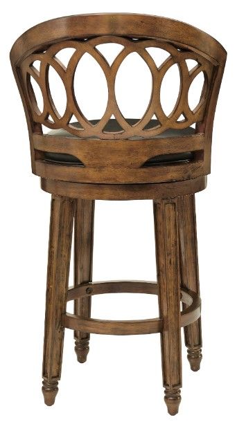 Hillsdale Furniture Adelyn Brown Cherry Swivel Counter Stool-1