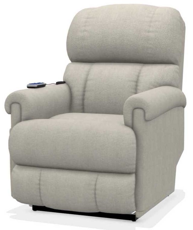 La-Z-Boy® Pinnacle Platinum Pearl Power Lift Recliner with Massage and Heat 1