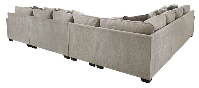 Benchcraft® Ardsley 5-Piece Pewter Sectional with Chaise 1