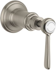 AXOR Montreux Brushed Nickel Volume Control Trim with Lever Handle