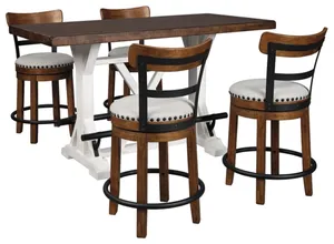 Signature Design by Ashley® Valebeck 5-Piece Brown Counter Height Dining Set