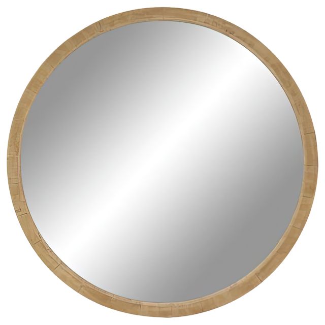 Uma Brown Wood Wall Mirror-0