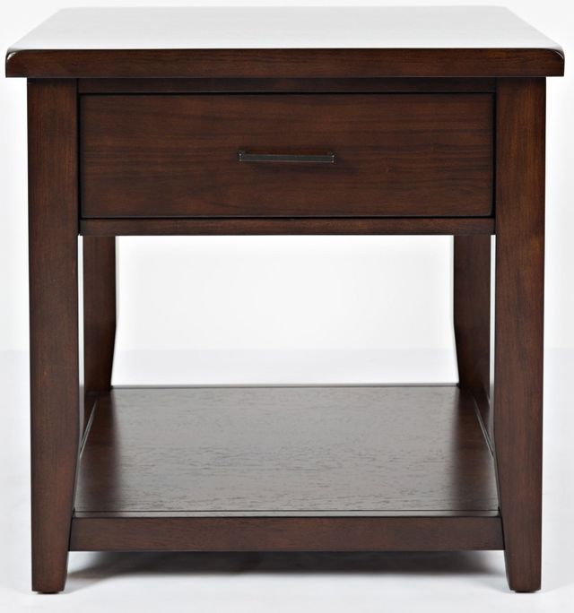 Jofran Inc. Twin Cities Acacia Solid Brown End Table 1