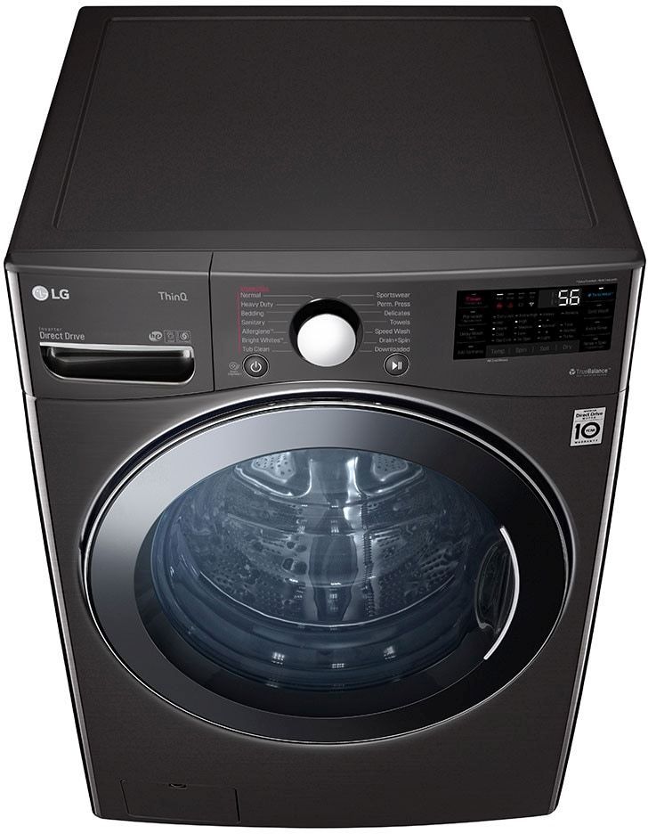 Lg 4 5 Cu Ft Black Steel Front Load Washer And Dryer Combos Don S Appliances Pittsburgh Pa