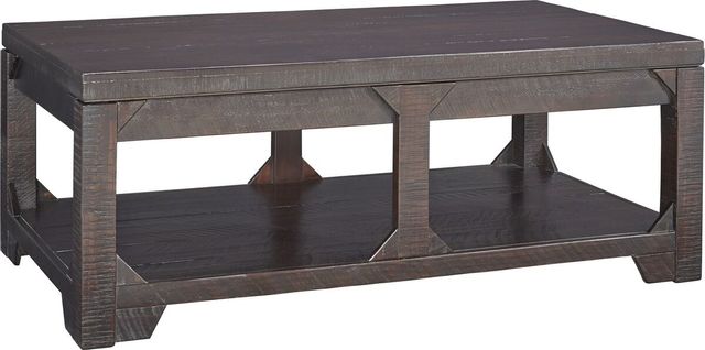 Signature Design by Ashley® Rogness 2-Piece Rustic Brown Living Room Table Set-1