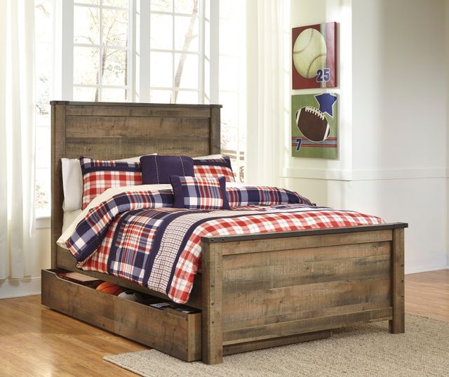 Tête de lit à panneaux double double Trinell, brun, Signature Design by Ashley® 2