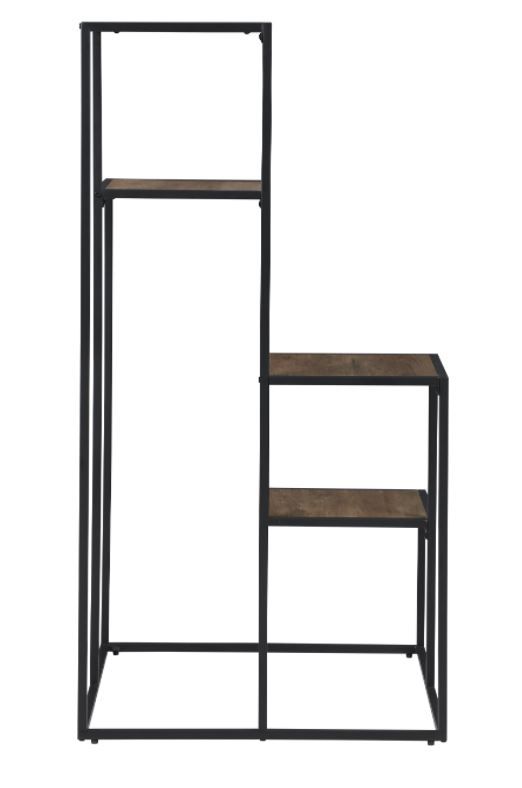 Coaster® Rito Rustic Brown/Black 4-Tier Display Shelf-3