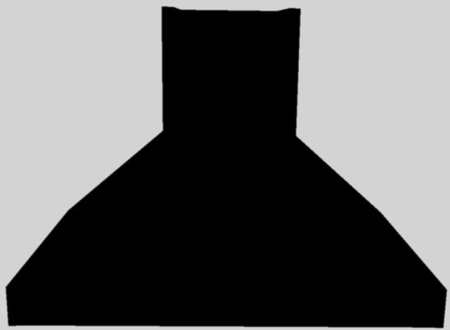 Vent-A-Hood® 42" Black Euro-Style Wall Mounted Range Hood-3