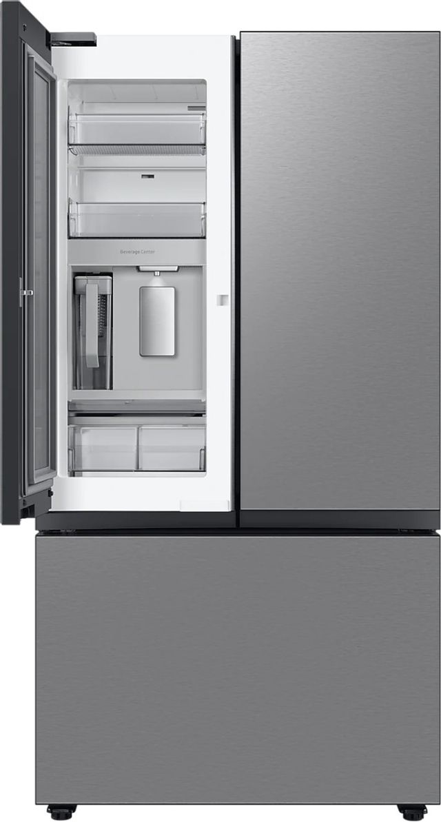 Samsung Bespoke 24.0 Cu. Ft. Pre-Built Stainless Steel Panel Counter Depth French Door Refrigerator  4