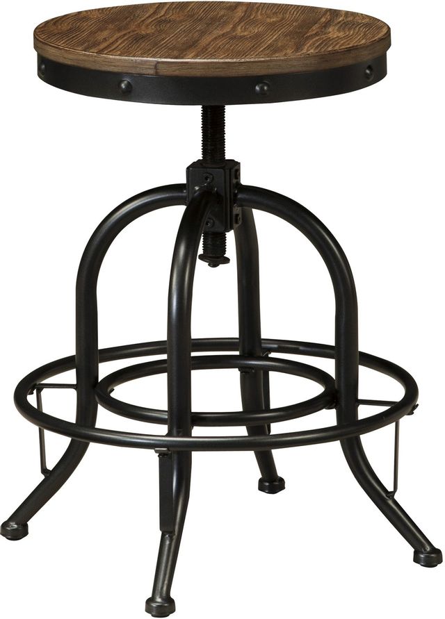 Signature Design by Ashley® Pinnadel Black Counter Height Stool