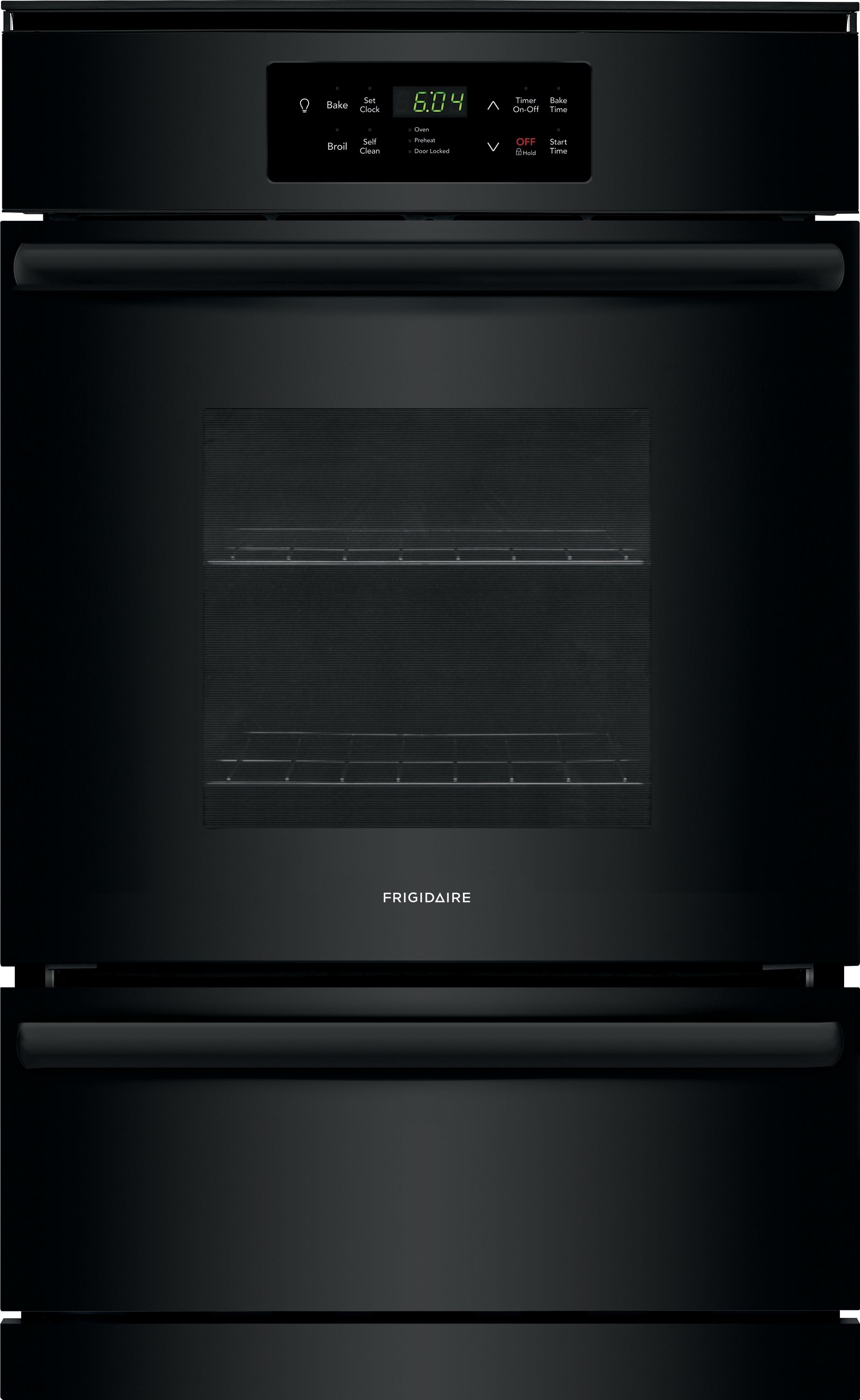 Frigidaire® 24" Black Single Gas Wall Oven
