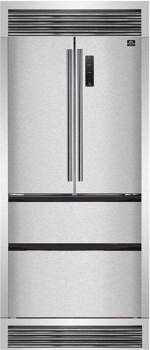 FORNO® Bovino 18.9 Cu. Ft. Stainless Steel Counter Depth French Door Refrigerator