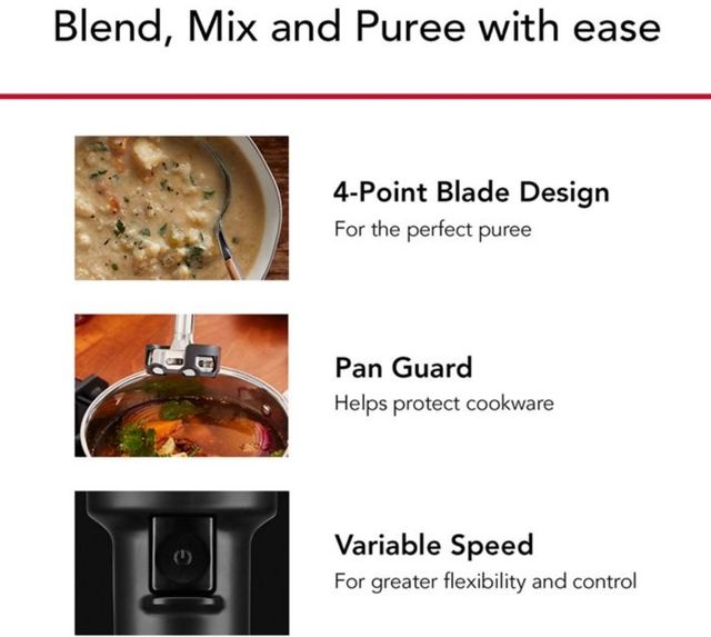 KitchenAid® Passion Red Cordless Hand Blender 3