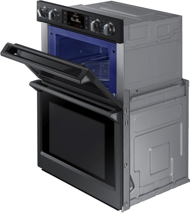 Samsung 30" Fingerprint Resistant Black Stainless Steel Oven/Micro Combo Electric Wall Oven  3