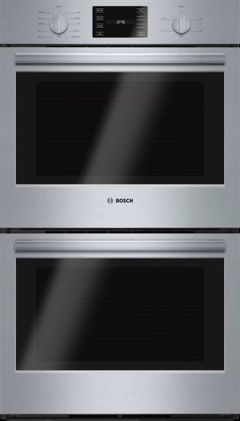 Bosch 500 Series 30" Stainless Steel Electric Built In Double Oven-HBL5651UC