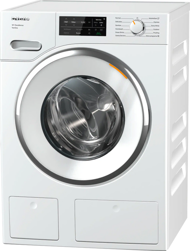 Miele W1 White Edition 2.3 Cu. Ft. Lotus White Front Load Washer-0