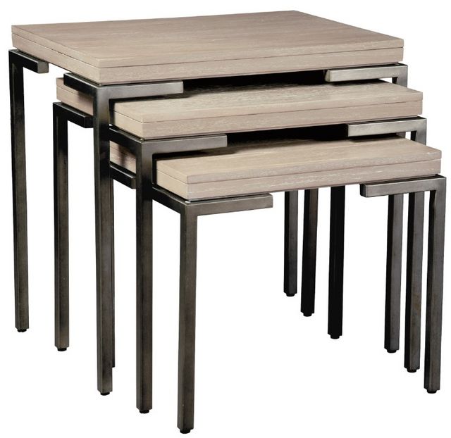 Hekman® Aged Iron/Scottsdale 3-Piece Nest of Tables Set