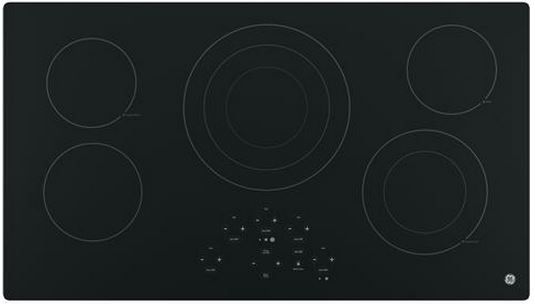 GE® 36" Black Electric Cooktop-JP5036DJBB