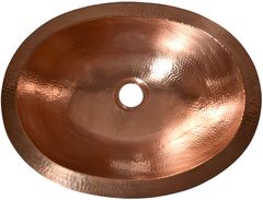 Native Trails Baby Classic Polished Copper Undermount Bathroom Sink