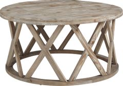Signature Design by Ashley® Glasslore Grayish Brown Coffee Table
