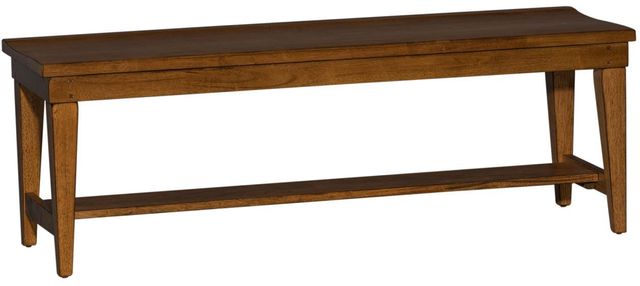 Liberty Furniture Hearthstone Rustic Oak Bench-0