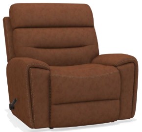 cognac leather rocking recliner