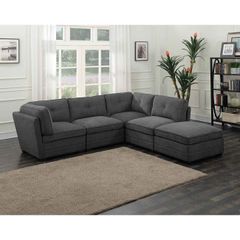 Kearny Pewter 5 Pc Sectional