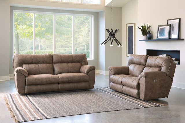 Catnapper® Hollins Coffee Power Reclining Sofa and Loveseat Set