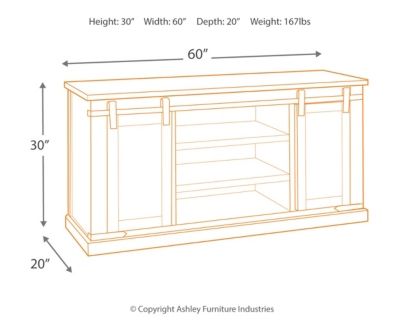 Signature Design by Ashley® Budmore Large TV Stand-3