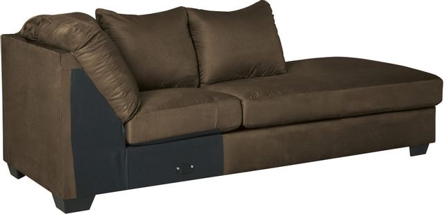 Signature Design by Ashley® Darcy 2-Piece Black Sectional with Chaise 26