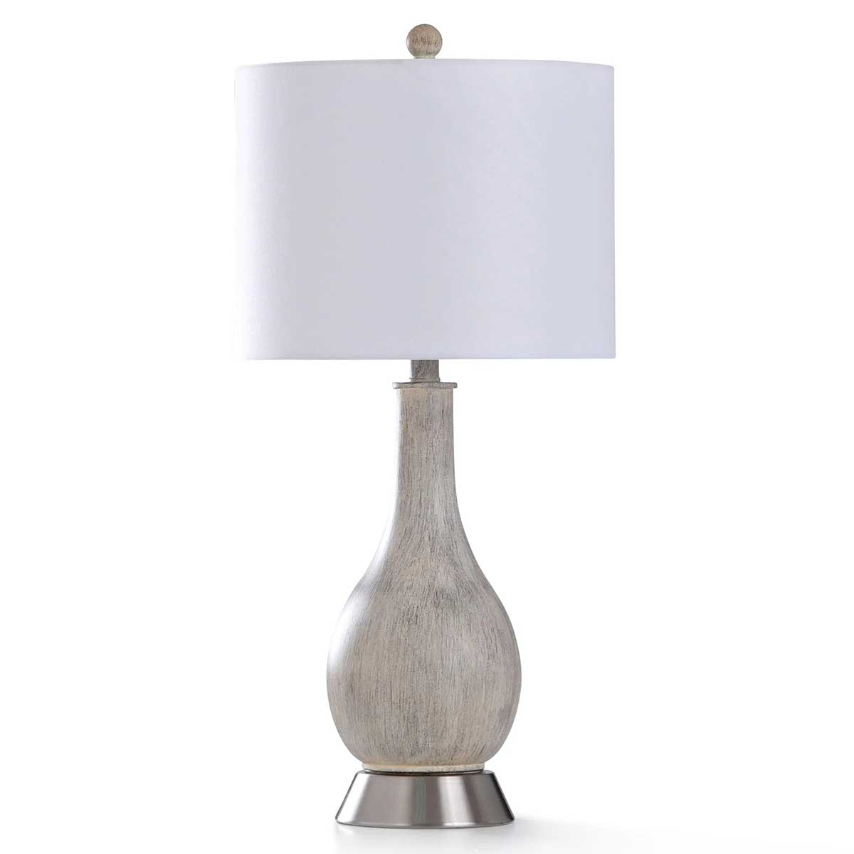 Style Craft Grey Wash Table Lamp