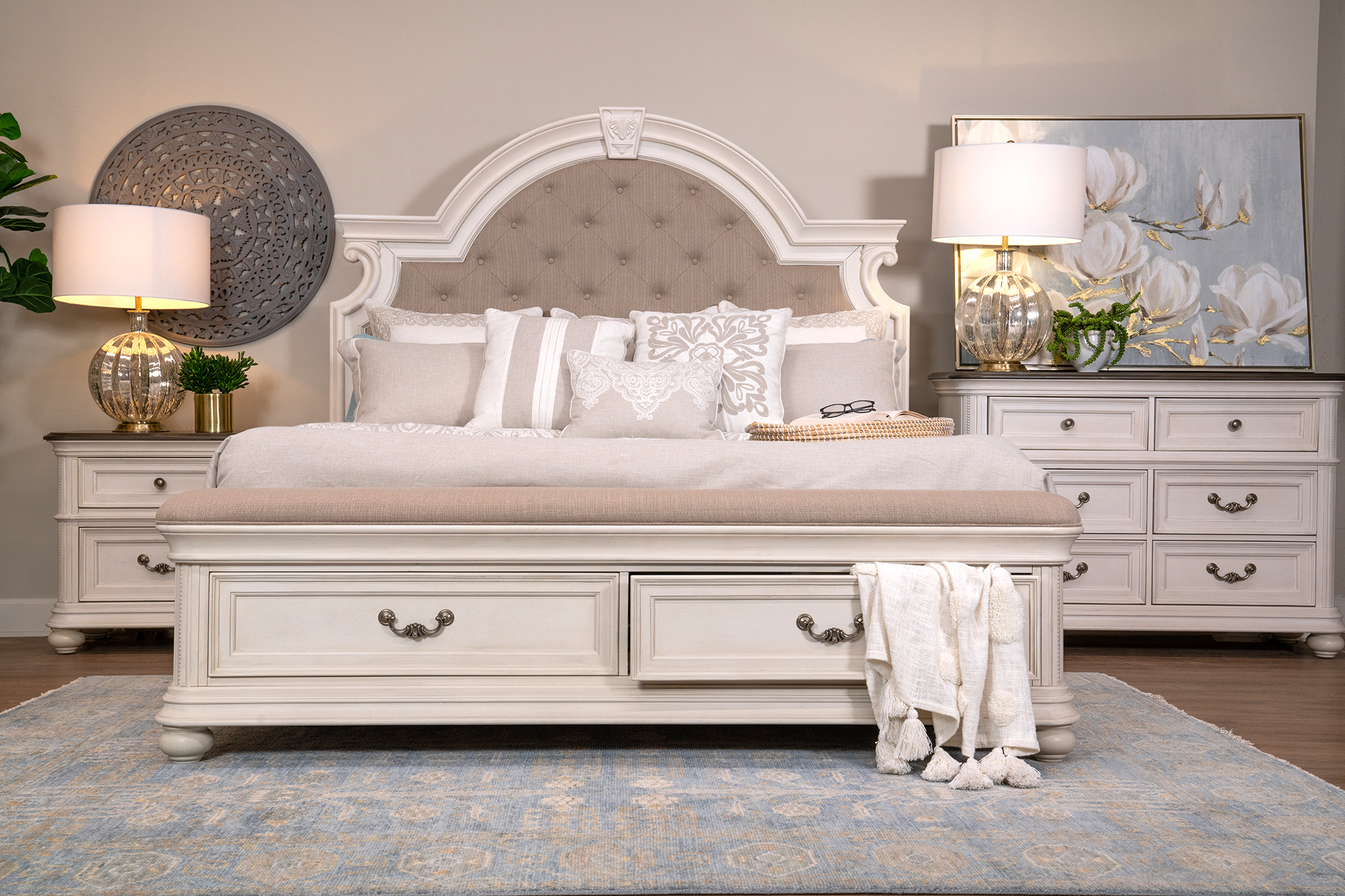 Bedroom sets at bob's furniture deals store