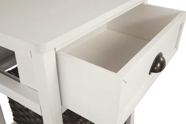 Signature Design by Ashley® Oslember White Accent Table 4