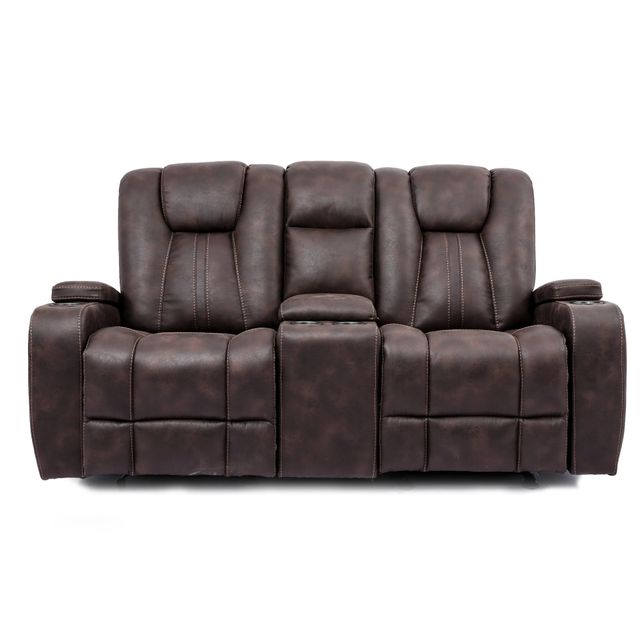 Cheers Travis Gliding Reclining Console Loveseat-0