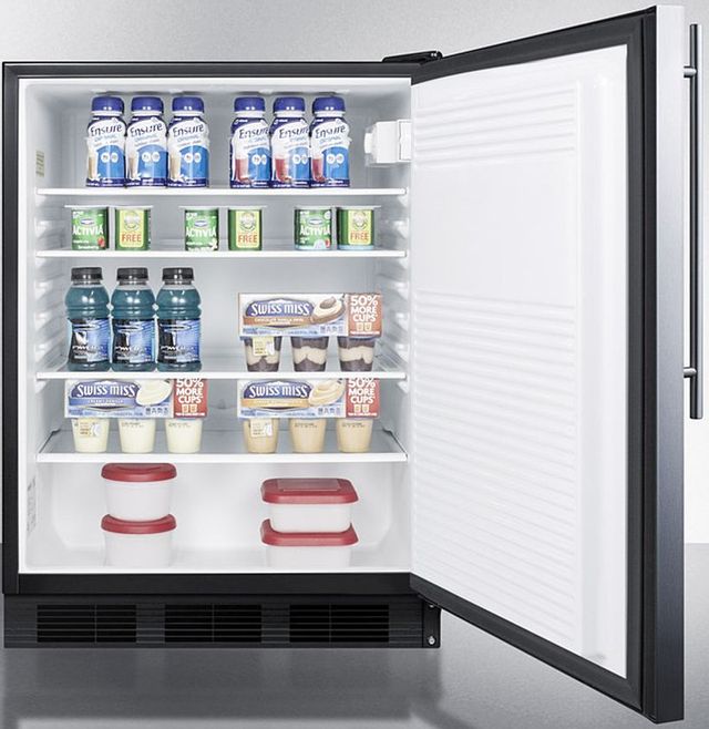 Accucold® by Summit® 5.5 Cu. Ft. Stainless Steel Compact Refrigerator-3