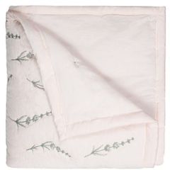Cariloha Bamboo Viscose Wildflowers Petal Pink Percale Quilt