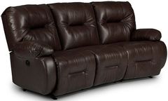 Best™ Home Furnishings Brinley Leather Power Conversation Space Saver® Sofa