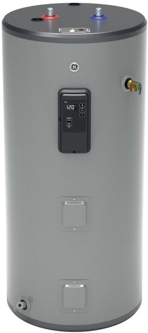 GE® 50 Gallon Diamond Gray Smart Short Electric Water Heater