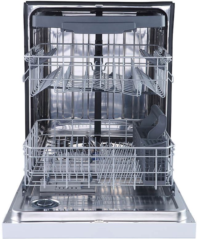 GE® 24" White Built In Dishwasher 1