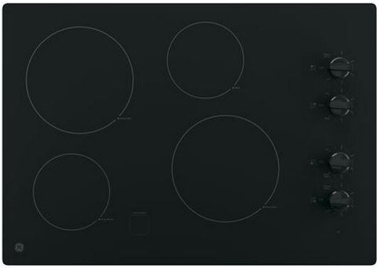 GE® 30" Black Electric Cooktop-JP3030DJBB