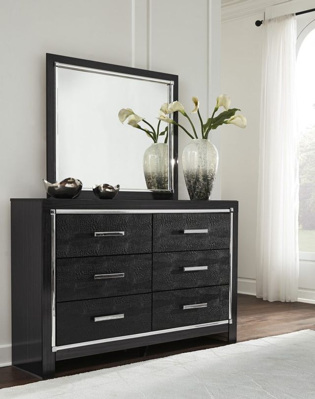 Signature Design by Ashley® Kaydell Black Dresser and Mirror 2