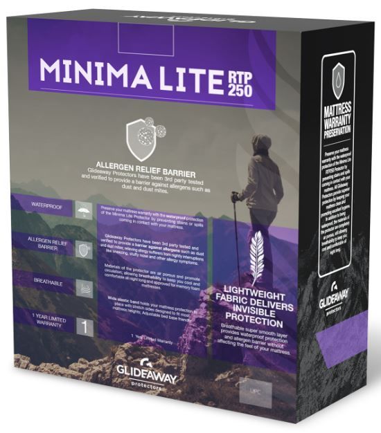 Glideaway® Minima Lite Twin Mattress Protector 2