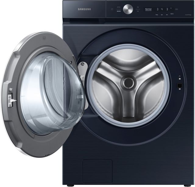 Samsung Bespoke 8900 Series 5.3 Cu. Ft. Silver Steel Front Load Washer 1