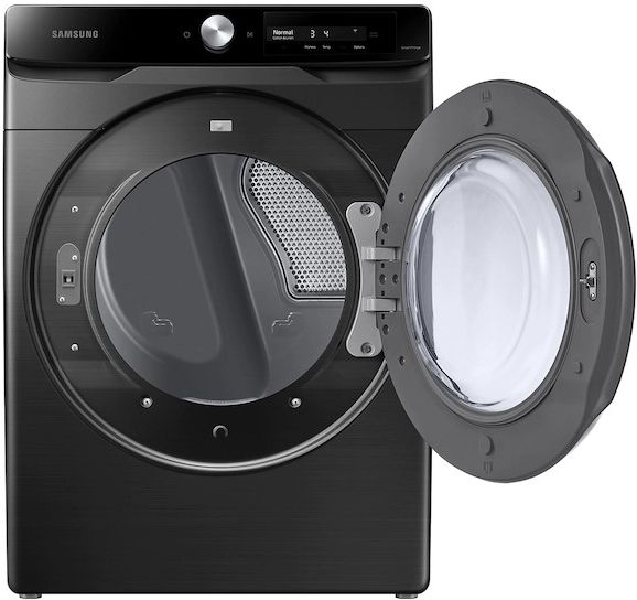 Samsung Brushed Black Front Load Laundry Pair 1