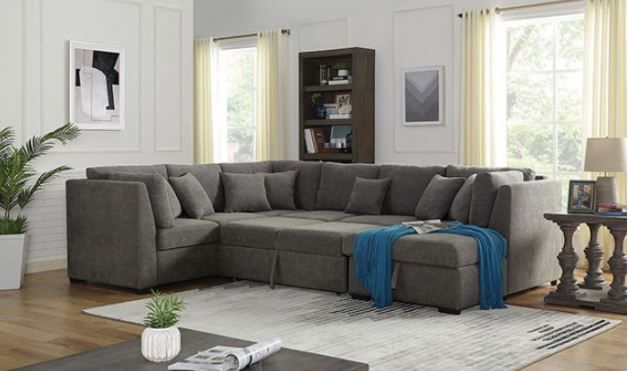 Furniture of America® Bethan Gray Sectional 1